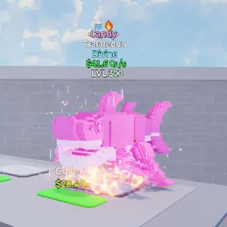 41.6Qi/s Maxed Candy Tralaledon w/2 traits- Go Up