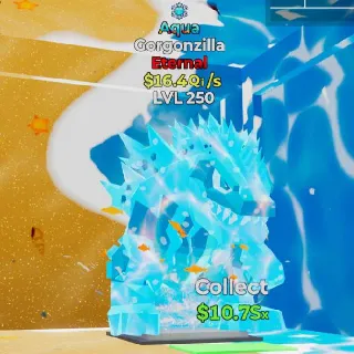 16.4Qi/s Maxed- Aqua Gorgonzilla w/1 trait- Steal The Brainrot