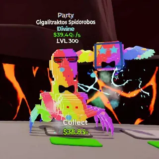 Maxed 39.4Qi/s Party Gigalitraktos Spidorobos- Go Up