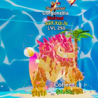 27.7Qi/s Maxed- Summer Gorgonzilla w/2 traits - STB