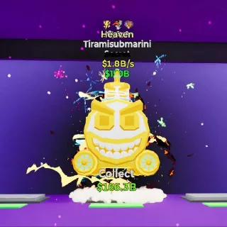 Fortnite Steal The Brainrot- Heaven Tiramisubmarini w/3 traits 1.8B/s