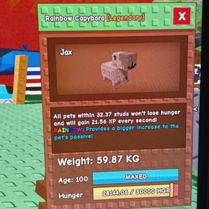 59.87kg Rainbow Capybara