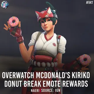 Overwatch Kiriko Donut Break Emote