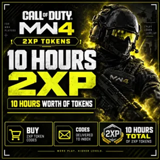 MW4 - 10 Hours Double XP Boost