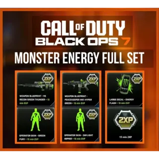 Call of duty Black Ops 7 Monster Energy Bundle Full Set
