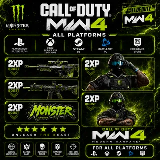 Call of Duty: Modern Warfare 4 Monster Energy Full Set  
