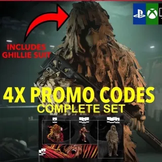 Call of Duty MW2 - Jack Links "Ghillie" All 4 Items