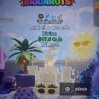 Go Up For Brainrots Money Maker Crabello Castelo