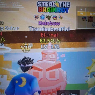 Tiramisubmarini Rainbow 5 Trait Steal The Brainrot Fortnite
