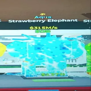 Strawberry Elephant Aqua