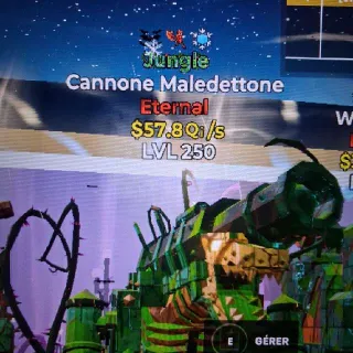Cannone maledettone jungle 3 Trait Level 250/57.8QI