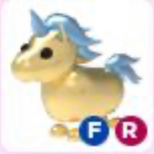 Pet Adopt me Golden Unicorn InGame Items Gameflip