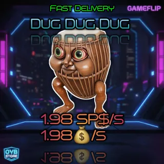 Escape Tsunami For Brainrot | Dug Dug Dug | 1.98 SP$/s