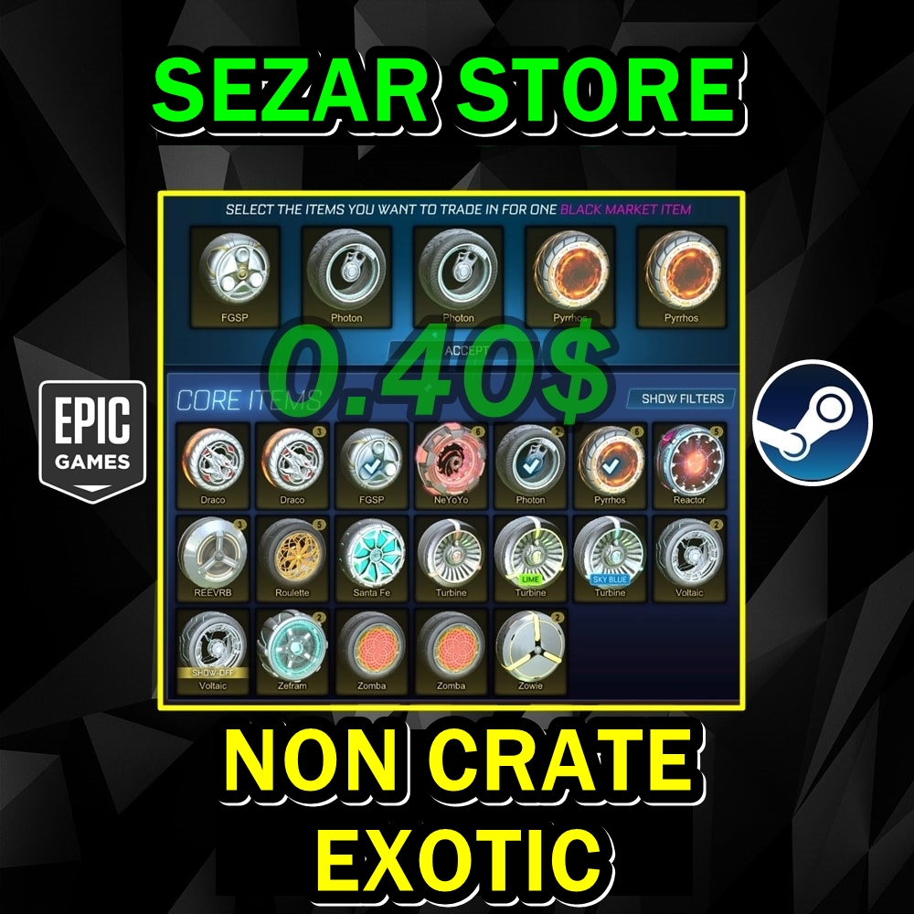 NCE Non Crate Exotics 50x Game Items Gameflip