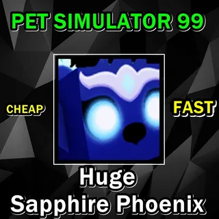 Huge Sapphire Phoenix