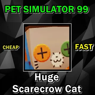 HUGE SCARECROW CAT