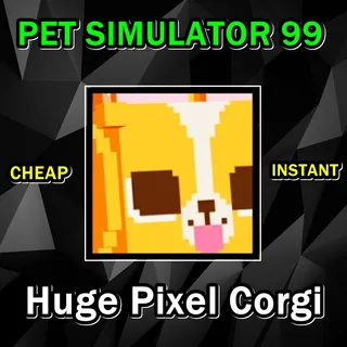 Huge Pixel Corgi