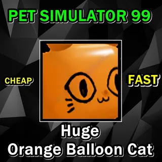 Huge Orange Balloon Cat