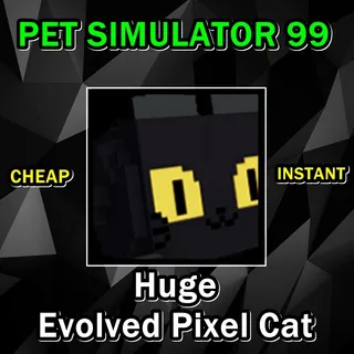 Huge Evolved Pixel Cat