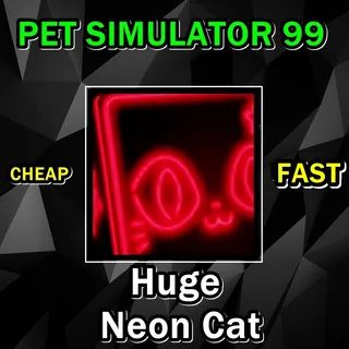 Huge Neon Cat