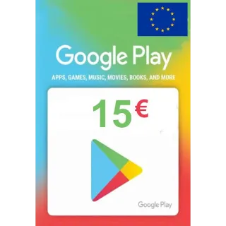 €15.00 EUR Google Play