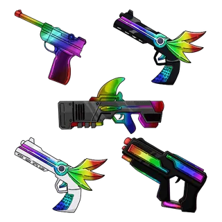 CHROMA GUN SET - MURDER MYSTERY 2 / MM2