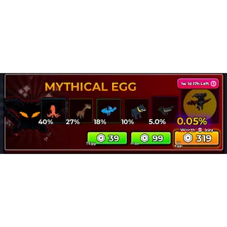MYTHICAL EGG 50X - JUMP FOR ANIMALS / JUMP FOR ANIMALS!