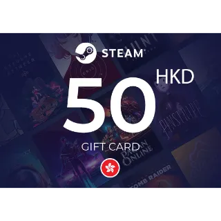 Steam wallet card HKD 50