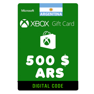 xbox live gift card 500 ars