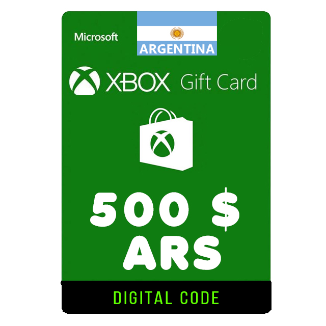 Xbox Gift Card 500 ARS Argentina AUTO Delivery