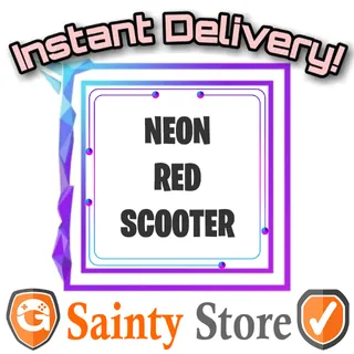 Pet | Neon Red Scooter