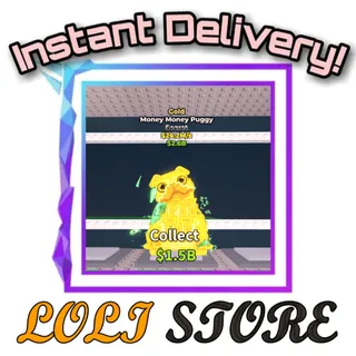 money money puggy  gold 26.2 m/s