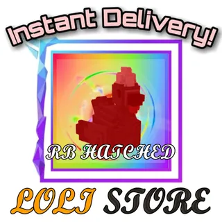 Rainbow Hatched French Hen