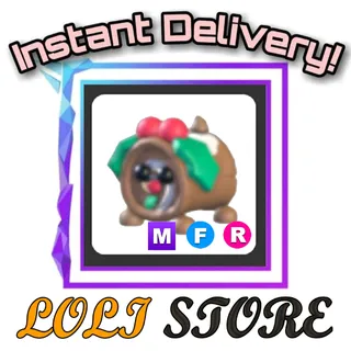 MFR Yule Log Dog