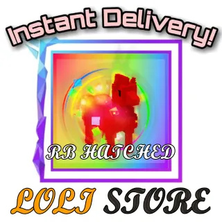 Rainbow Hatched Zebra