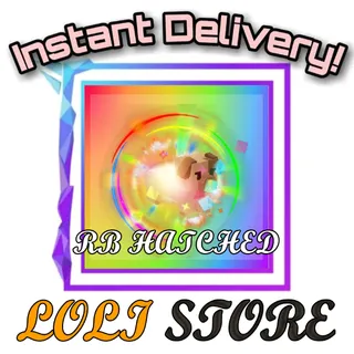 RAINBOW HATCHED HOTDOG DASCHUND  
