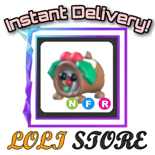 NFR Yule Log Dog