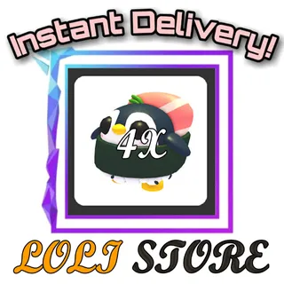 4x Sushi Penguin