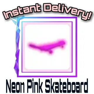 Pet | Neon Pink Skateboard