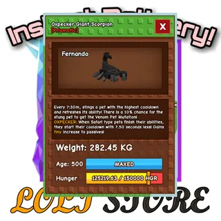 SCORPION 200kg