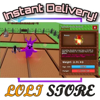 Rainbow Hatched Mandrake