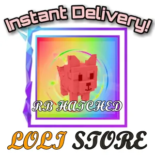 Rainbow Hatched Arctic Fox