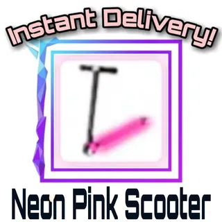 Pet | Neon Pink Scooter