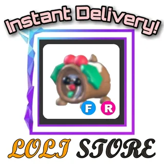 FR Yule Log Dog