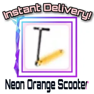 Pet | Neon Orange Scooter