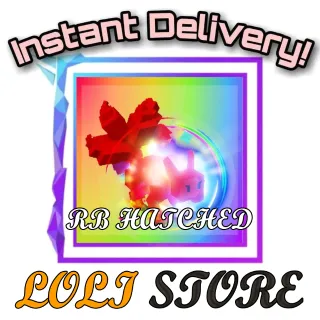 Rainbow Hatched Corrupted Kitsune