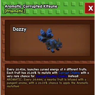 grow a garden aromatic corrupted kitsune