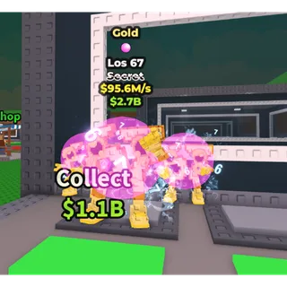 los 67 95.6 m/s + random 100m brainrot gift