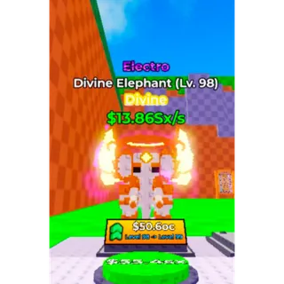 Up to 13.86sx/s Need Rebirth Devine Elephant  Electro Mutation (Lvl98)🔥 Cut grass for brainrots fast delivery ⚡