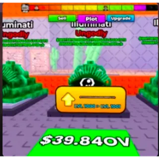 escape quicksand for brainrots Level 1000 UnGodly illuminati Super Op(🔥 Fast delivery ⚡
